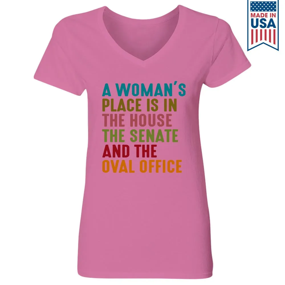Women's V-neck T-shirt TSVW661