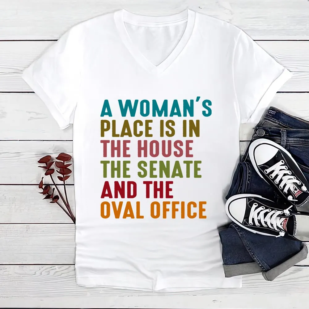 Women's V-neck T-shirt TSVW661
