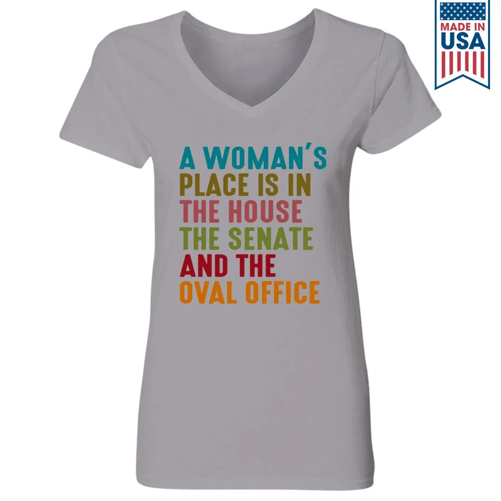 Women's V-neck T-shirt TSVW661