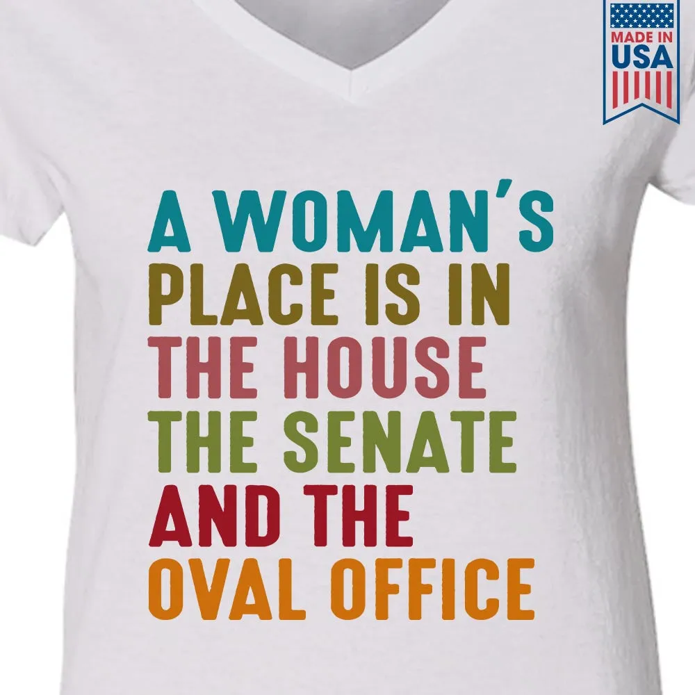 Women's V-neck T-shirt TSVW661